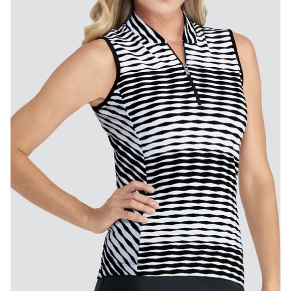 Tail - Ladies Kassidy Sleeveless Top - Dynamic Jacquard - Size Medium - Picture 7 of 7